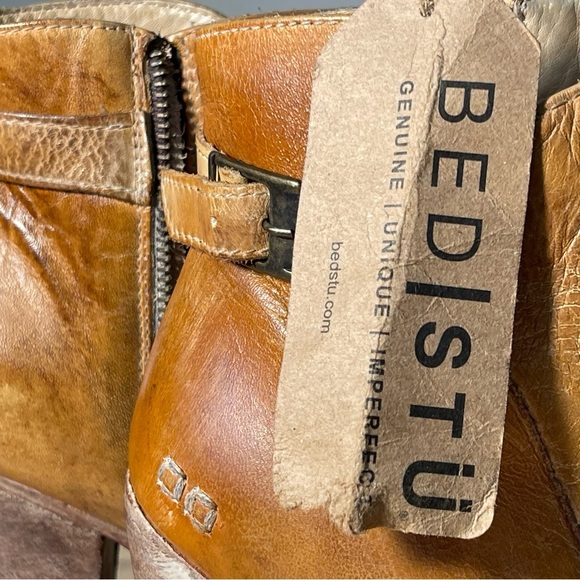 Bed Stu Isla Distressed Leather Booties - Picture 13 of 15